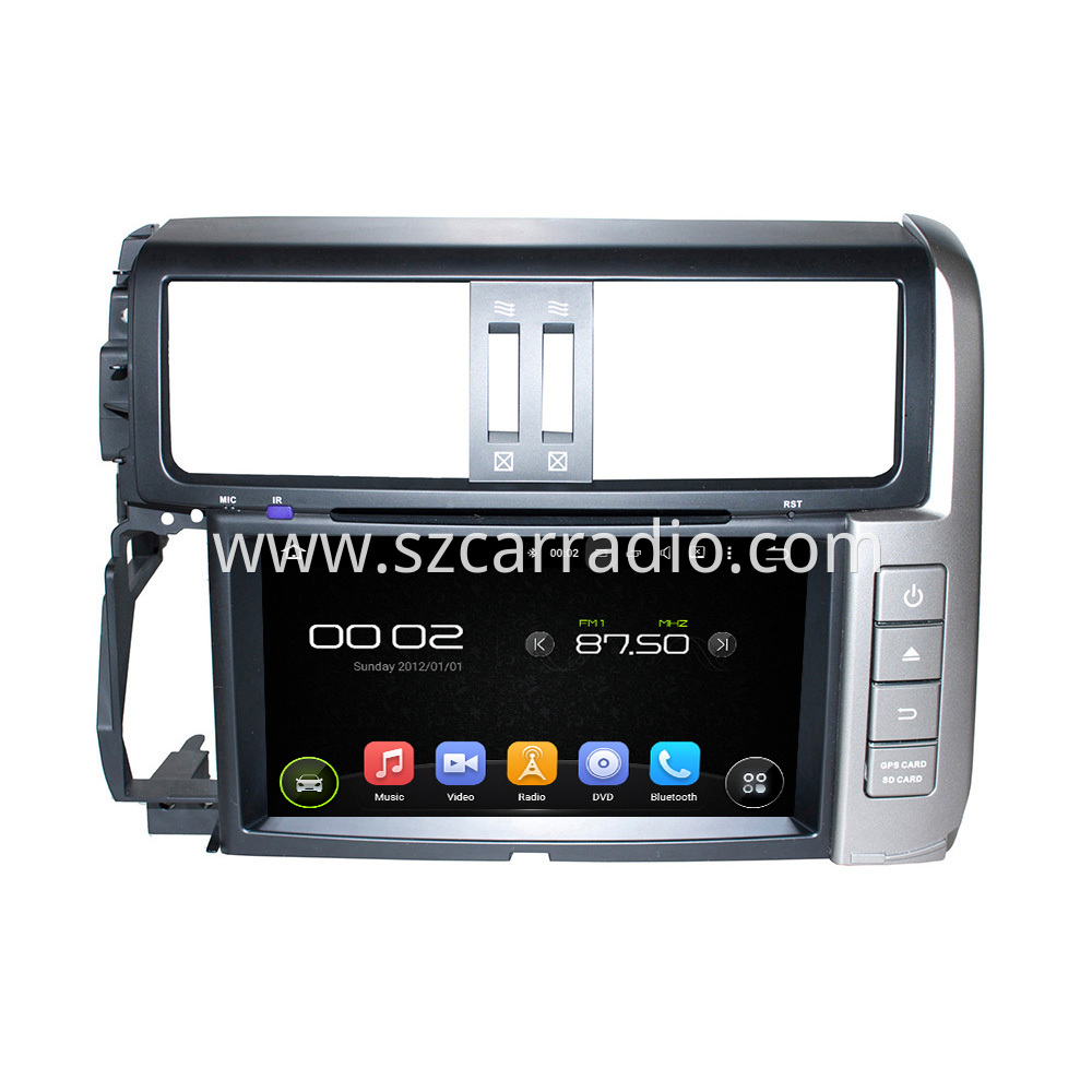 multimedia car stereo system for PRADO 2010-2013